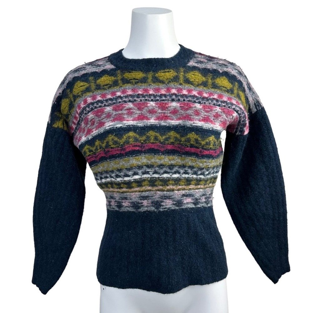 Jason Wu Merino Wool Knit Sweater XS Blue